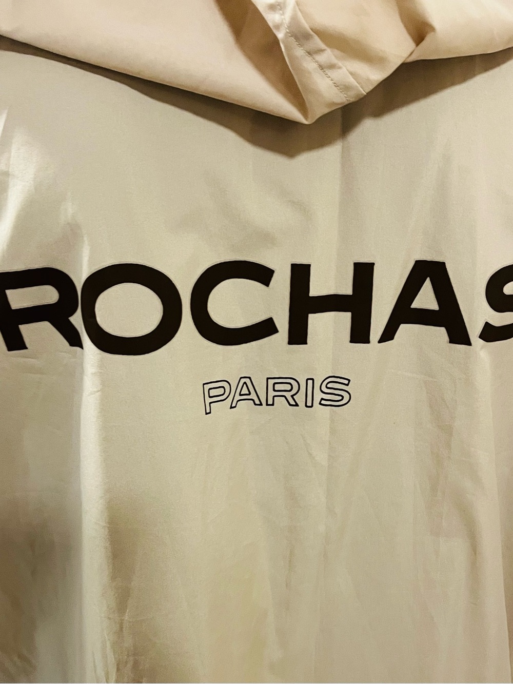 Unisex Rochas Hooded Shell Jacket — Beige - Picture 9 of 12